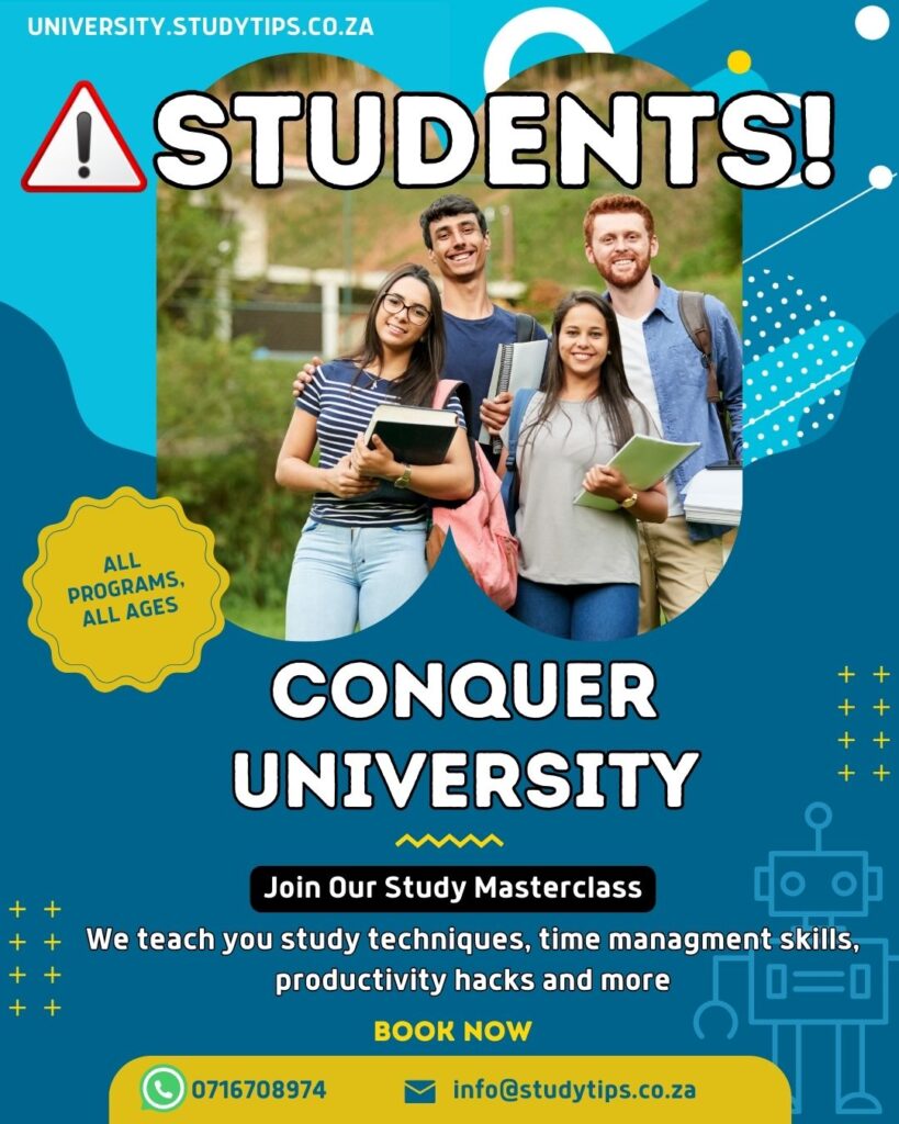 conquer university with our university study masterclass